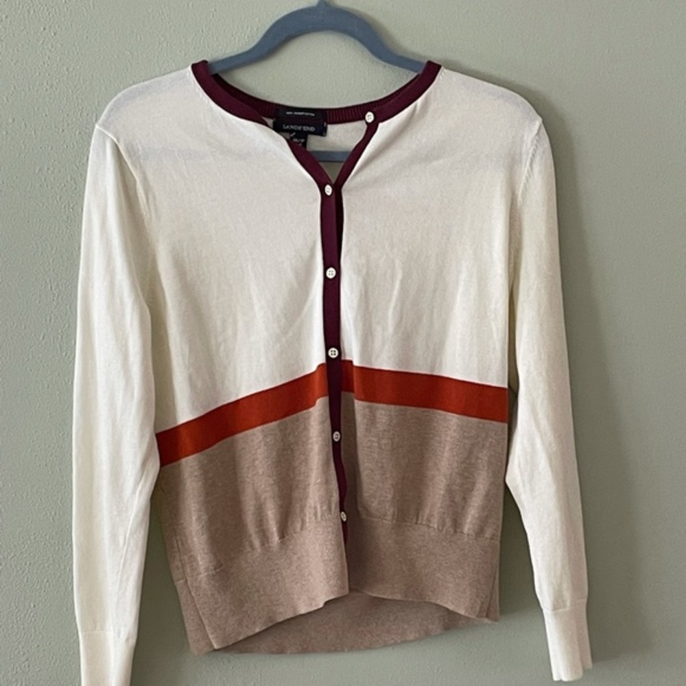 Lands’ End Sweater, EUC, MP/Size 10/12